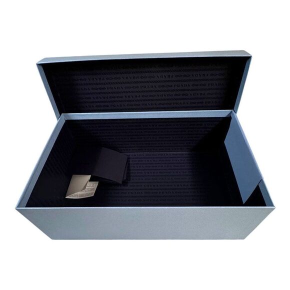 Prada Milano Designer Empty Shoe Box 12x8x5 Authentic Storage Gift Organization - Picture 7 of 10